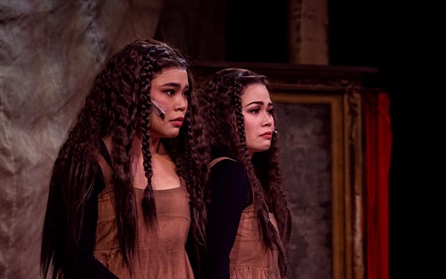 Despite playing similar characters, Tanya Manalang and Marynor Mademasila approach Violet and Daisy Hilton differently as compared to Krystal Kane and Molly Langley. Photo courtesy of The Sandbox Collective